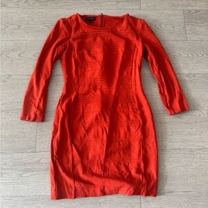 Escada Bandage Bodycon Burnt Orange Mini Dress Size 34eu 4us